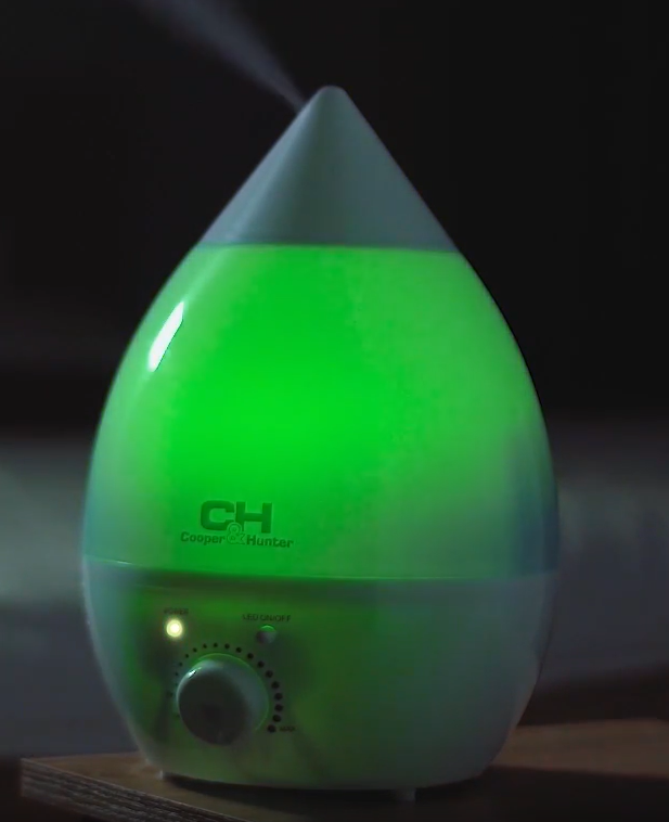 Зволожувач повітря Cooper&Hunter СH-2828, 2,8 л фото демонстрація зелений колір