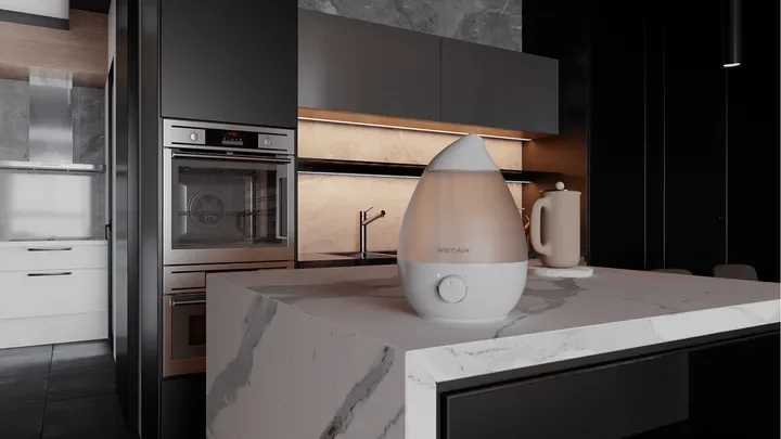 Зволожувач повітря WetAir MH-204W демонстрація на столі