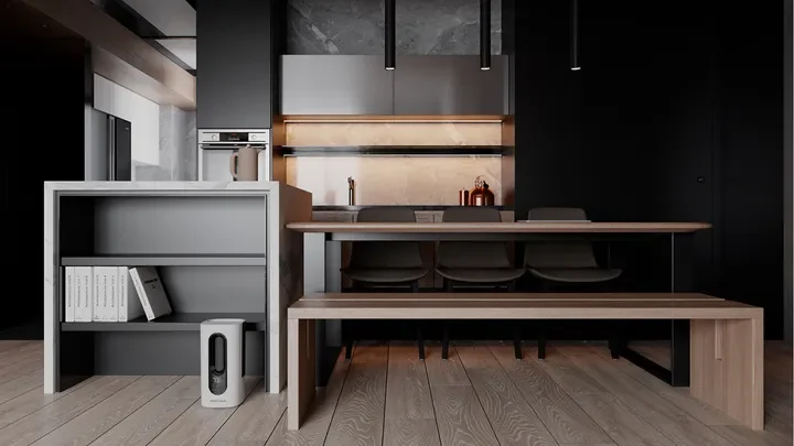 Зволожувач повітря WetAir WH-735 демонстрація в приміщенні